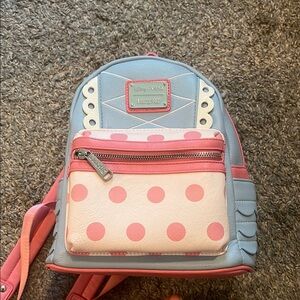 Loungefly Bo Peep Polka Dot Backpack - Blue and Pink